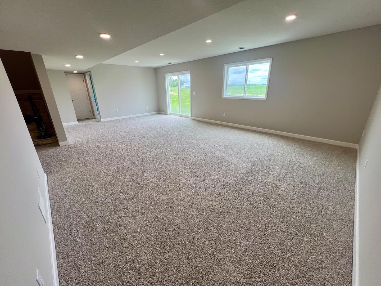 Finished basement by E.S. Renovations LLC